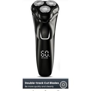 Electric Shaver Rechargeable Wet & Dry Pop-up Trimmer, Waterproof Cordless
